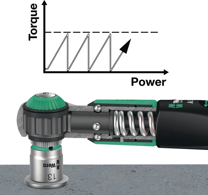 Zestaw kluczy dynamometrycznych Wera Safe-Torque ( 4000822453 ) 10-częściowy 2 - 12 Nm 1/4 ″ napęd kwadratowy