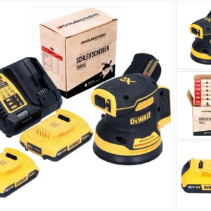 Zestaw tarcz szlifierskich Toolbrothers TURTLE + akumulatorowa szlifierka oscylacyjna DCW 210 D2 18 V 125 mm bezszczotkowa...