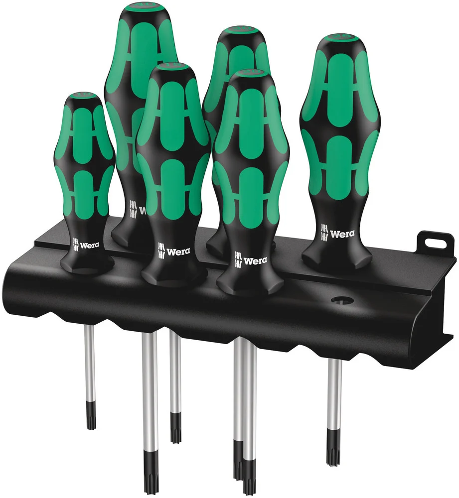Zestaw wkrętaków Kraftform TX10-40 + wieszak 367/6 TORX® | 05028062001