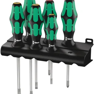Zestaw wkrętaków PH PŁASKI Kraftform Lasertip + wieszak 334/6 | 05105650001