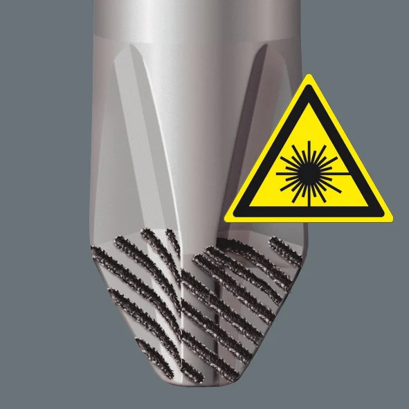 Zestaw wkrętaków PH PŁASKI Kraftform Lasertip + wieszak 334/6 | 05105650001