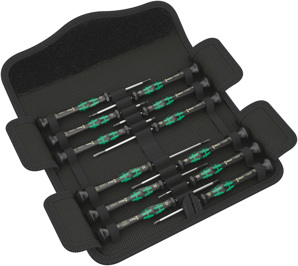 Zestaw wkrętaków precyzyjnych PH PŁASKI TORX HEX Kraftform Micro 12 | 05073675001
