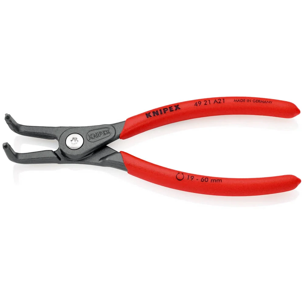 Zewnętrzne szczypce do pierścieni osadczych KNIPEX 21 do wałków Ø 19 - 60 mm ( 4000810575 )