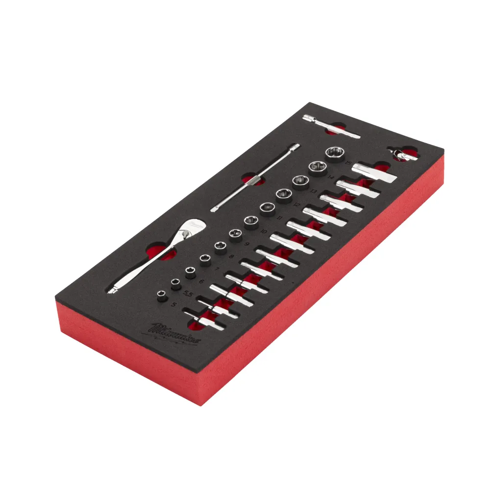 Wkład piankowy z grzechotką i nasadkami 1/4“ | 4932479824