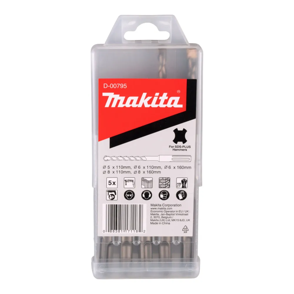 Młot kombi Makita HR 2631 FT13 800 W 2,4 J SDS Plus + uchwyt wymienny + zestaw wierteł + walizka