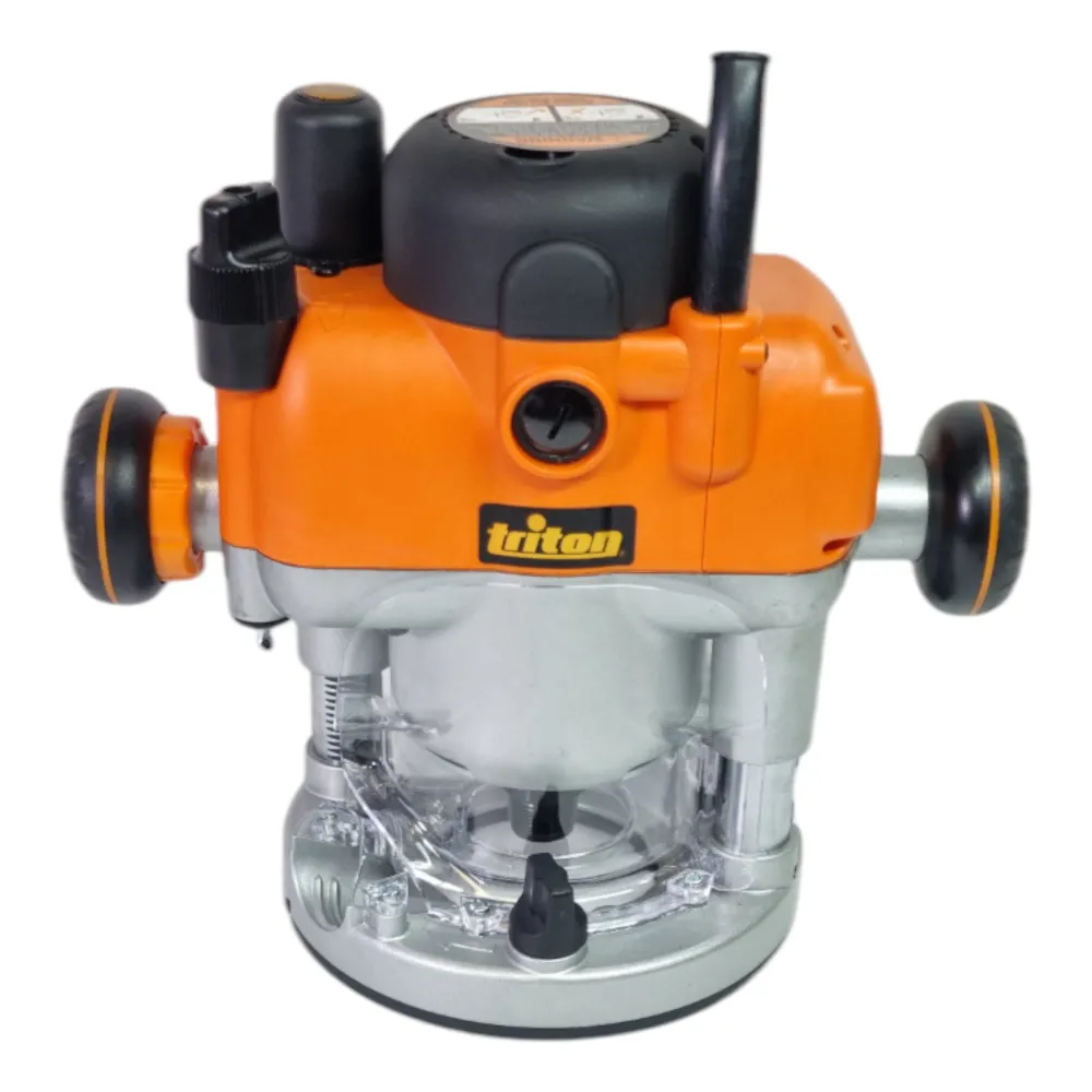 Precyzyjna frezarka górnowrzecionowa Triton TRA001 2400 W 0 - 68 mm z podwójną funkcją ( 330165 ) + przykładnica