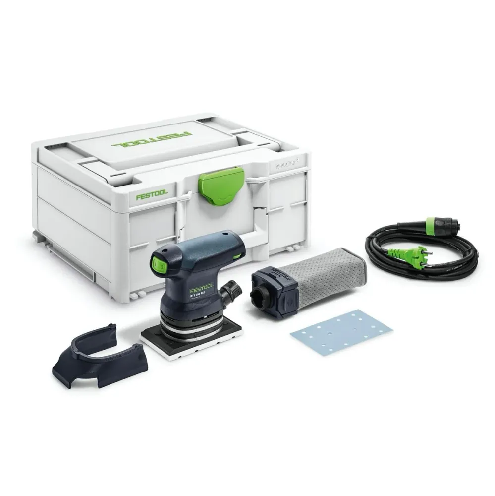 Festool RTS 400 REQ-Plus zsuwnia 125 W 80 x 130 mm ( 576057 ) + systainer - następca 574634