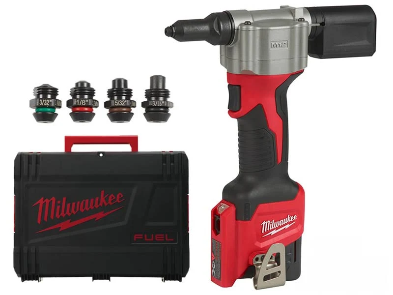 Milwaukee Nitownica M12 BPRT-201X z akumulatorem 2Ah, wydajność 325 nitów