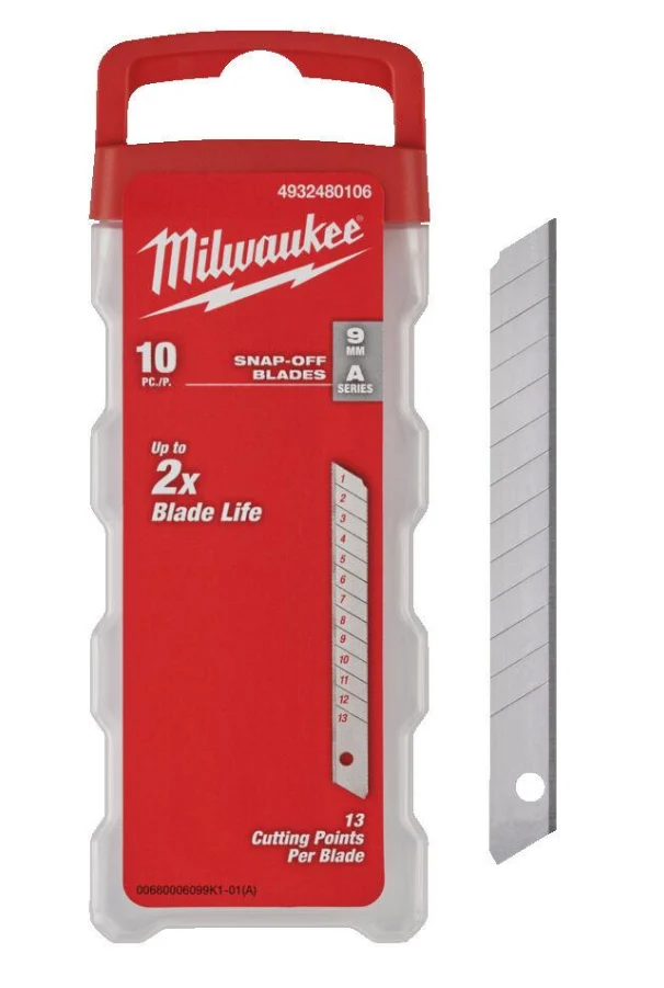 Wymienne ostrze łamane 9 mm (10szt.) SILVER | 4932480106