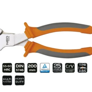Szczypce czołowe obcinaki 200mm Neo Tools
