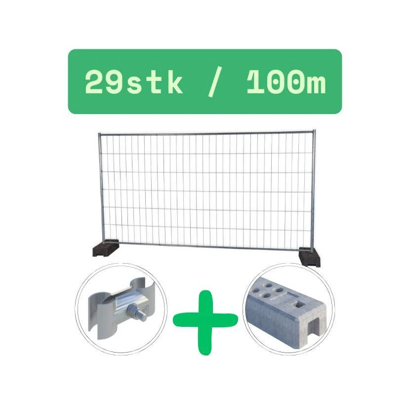 Ogrodzenie budowlane 100m (3,5x2,0m)