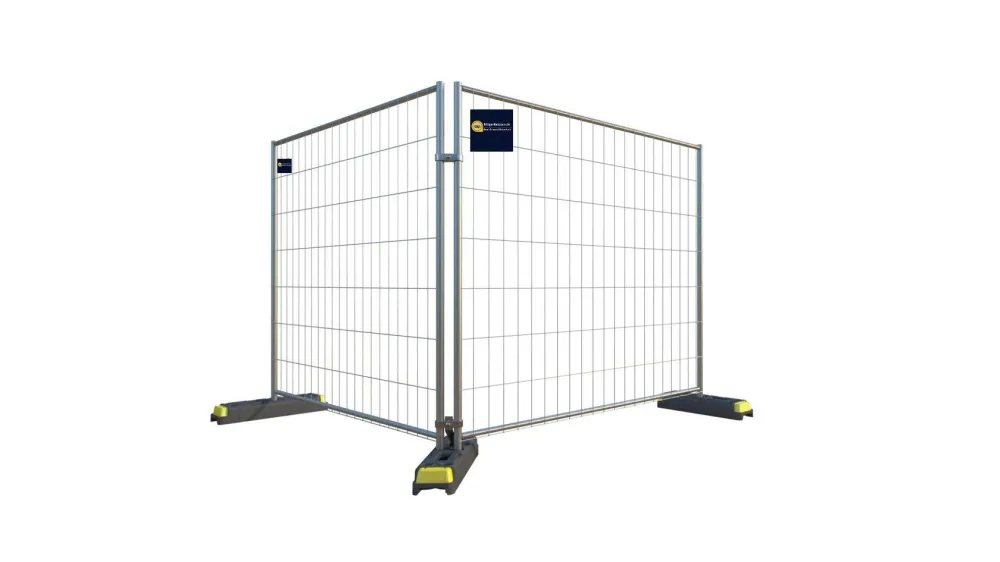 Ogrodzenie budowlane krótkie 2,20 x 2,00m (element kompensujący płot ruchomy)