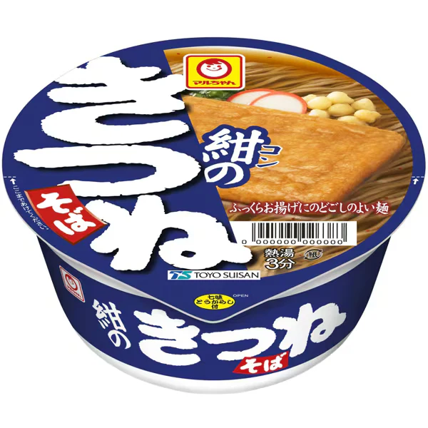 Maruchan Kon no Kitsune Soba – Instant Cup Noodles Fried Tofu, 88g