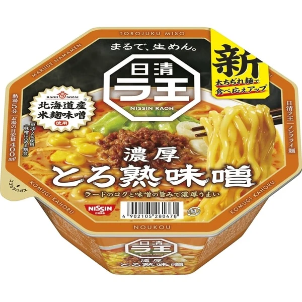 Nissin Foods Nissin Raoh Torojuku Miso 118g – Authentic Ramen Premium Miso Flavor