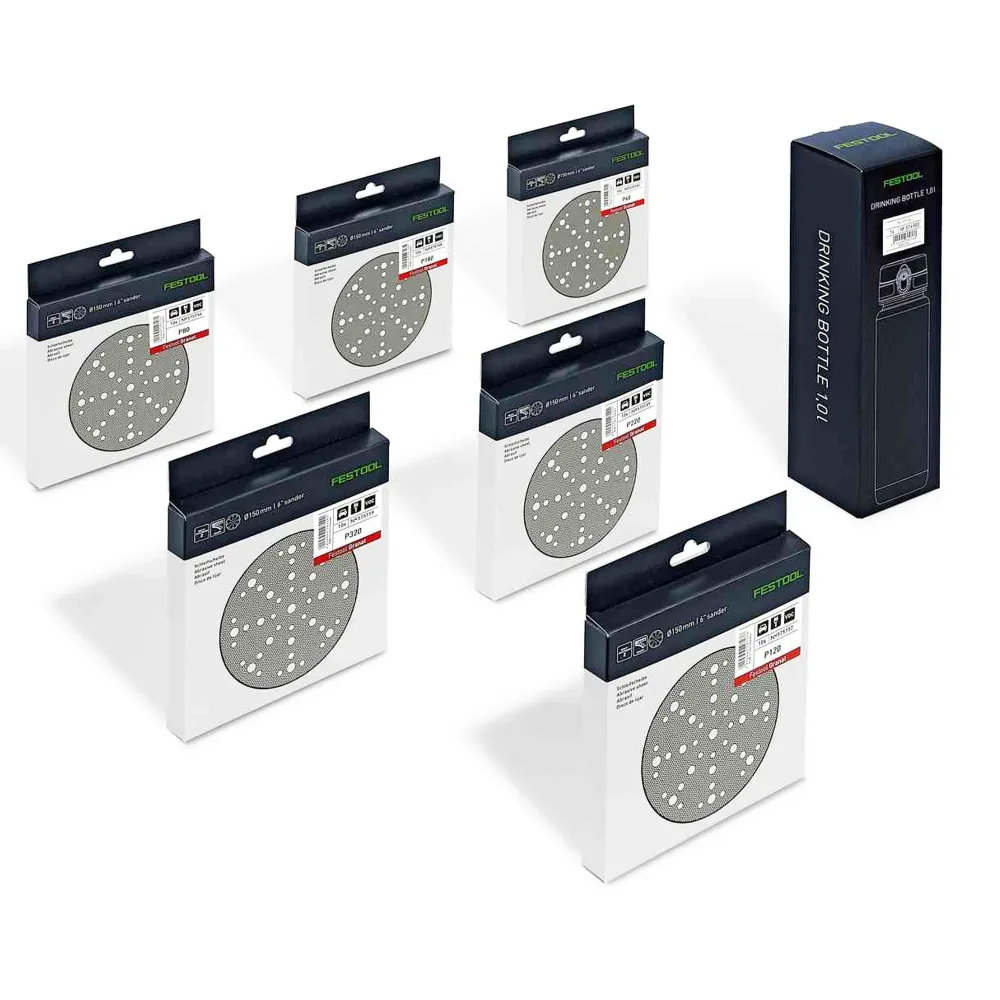 Festool Granat STF D150/48 GR-Set P Tarcze ścierne