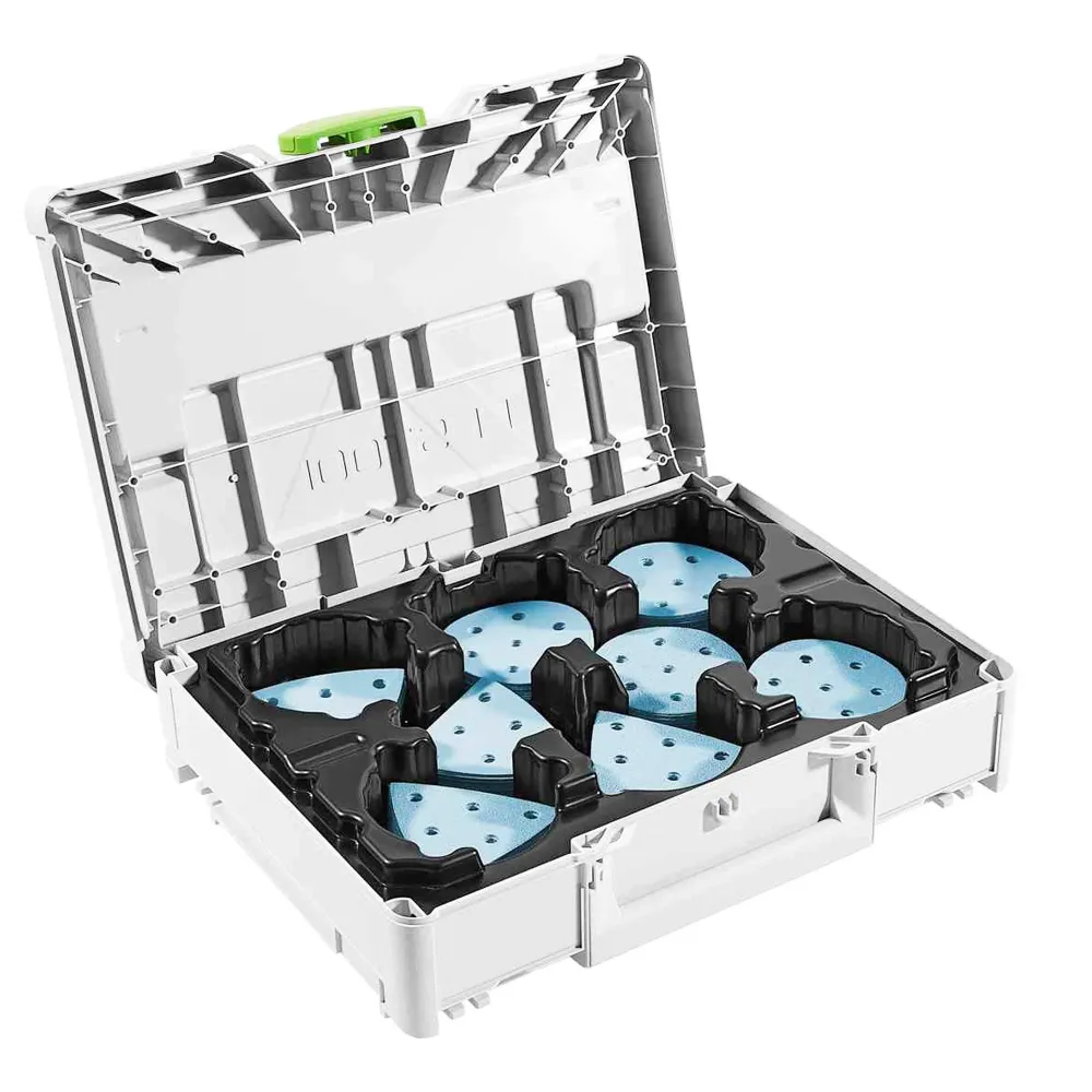 Systainer do materiału ściernego Granat Festool SYS-STF D90/V93 GR-Set