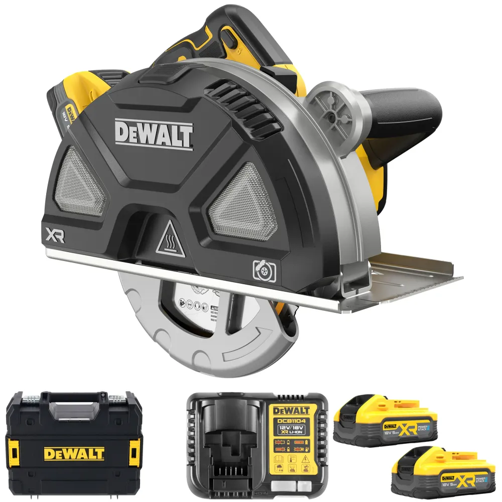 Pił tarczowa Dewalt DCS383H2-QW 18 V 5 Ah