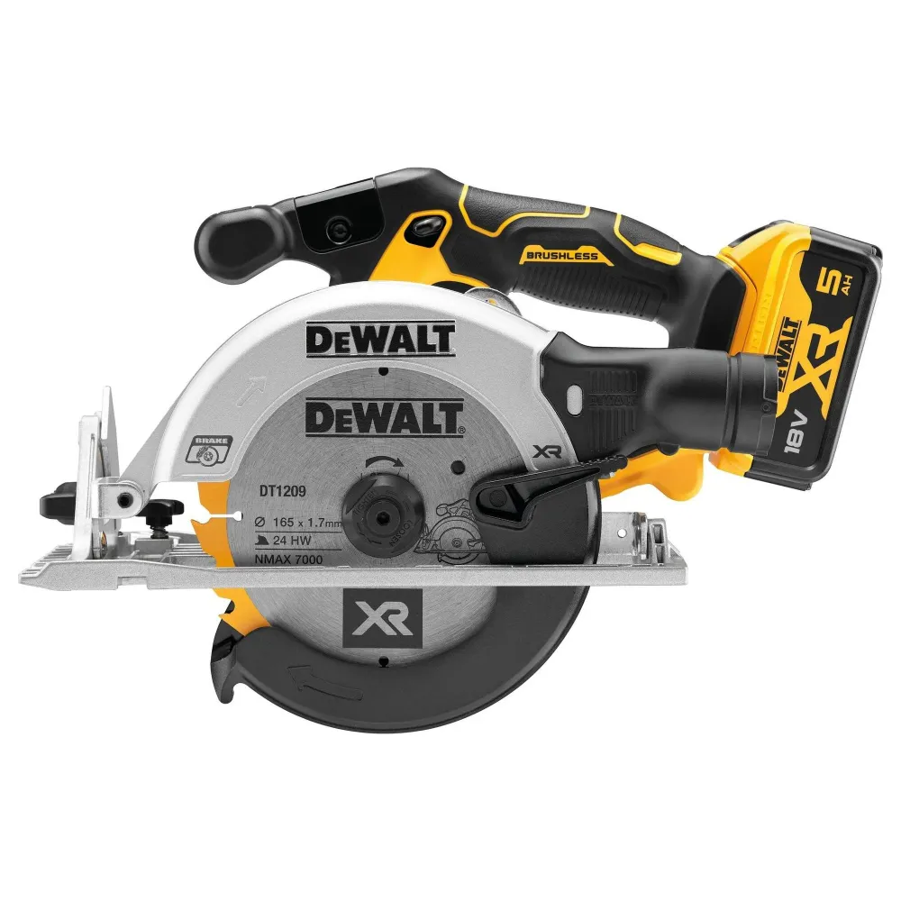 Pił tarczowa Dewalt DCS565P2-QW 18 V 5 Ah