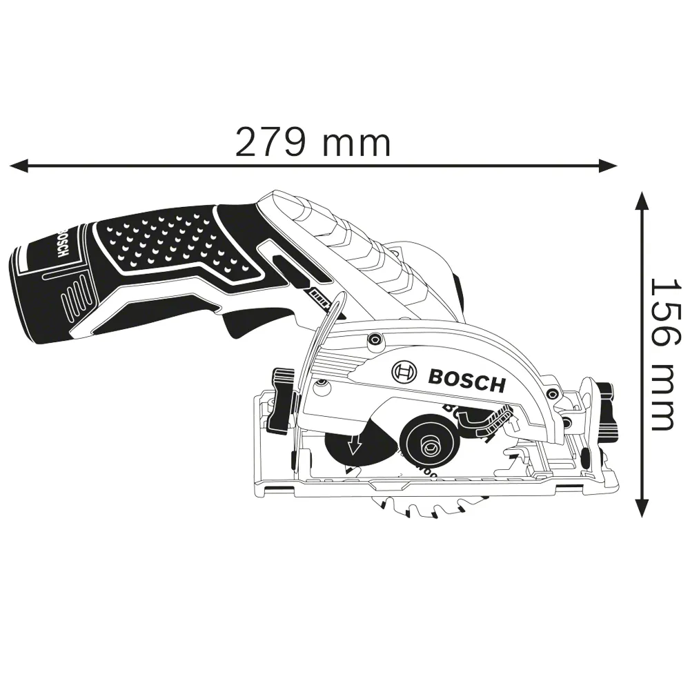 Pił tarczowa Bosch GKS 12V-26 12V 3Ah