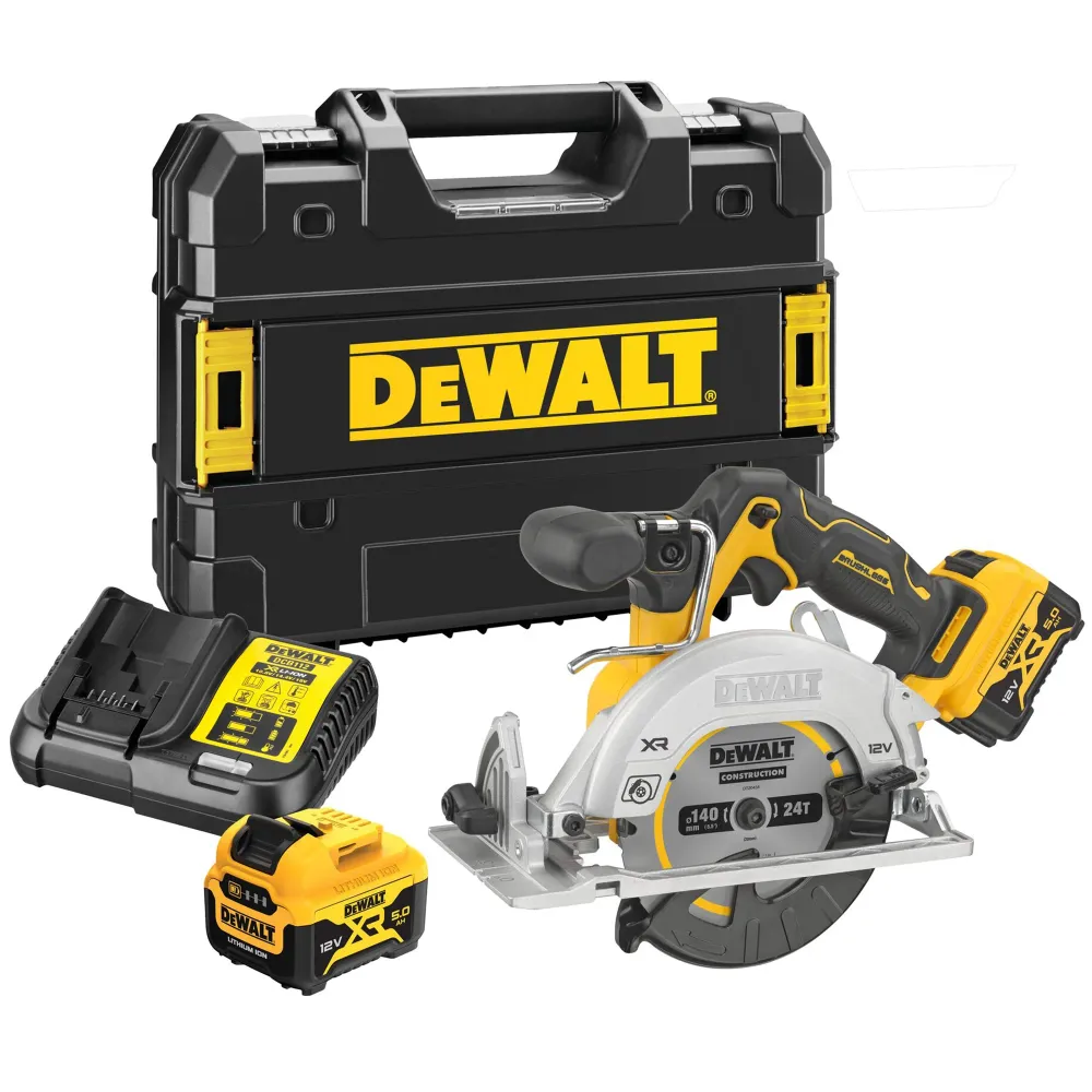 Pił tarczowa Dewalt DCS512P2-QW 12 V 5 Ah