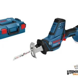 Bosch Professional bezprzewodowa pił szablasta GSA 18V-LI C kompaktowa z 3 brzeszczotami L-BOXX