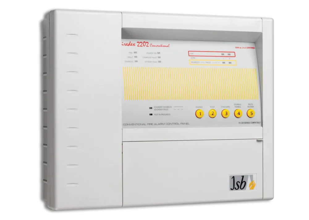 Fx2202cfcpd furredex konwencjonalny panel alarmów pożarowych z dwiema strefami Eaton