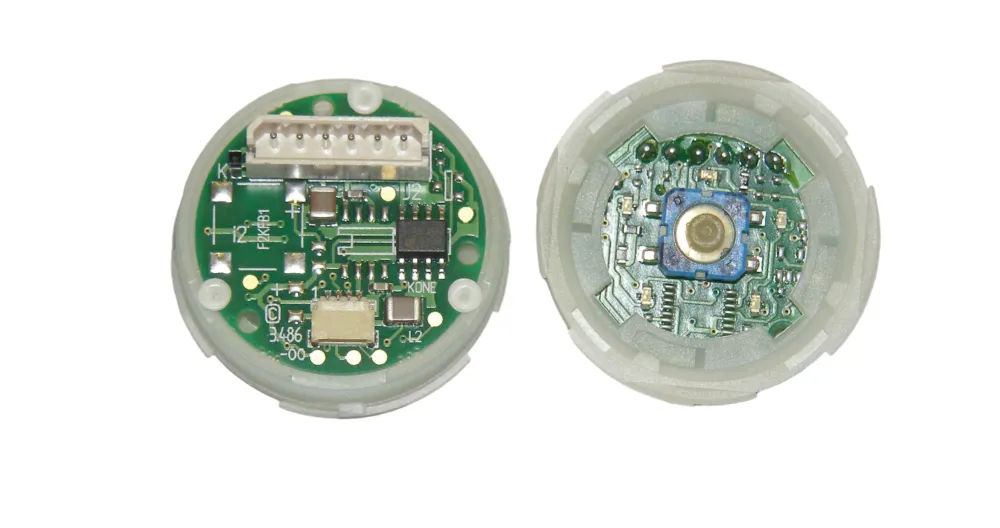 Podstawa przycisku Kone Button Landing KSS-D LED w kolorze zielonym KM857781G19