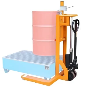 Wózek paletowy ręczny Carvel 1000x1125x1330mm do beczek metalowych udźwig 300kg