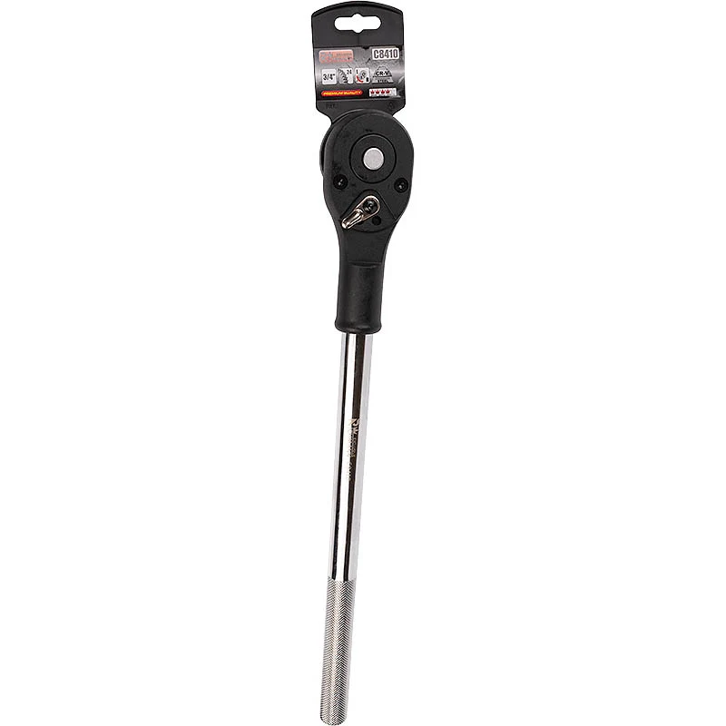 Pokrętło grzechotka 3/4" czarna główka 24 zę | C8410