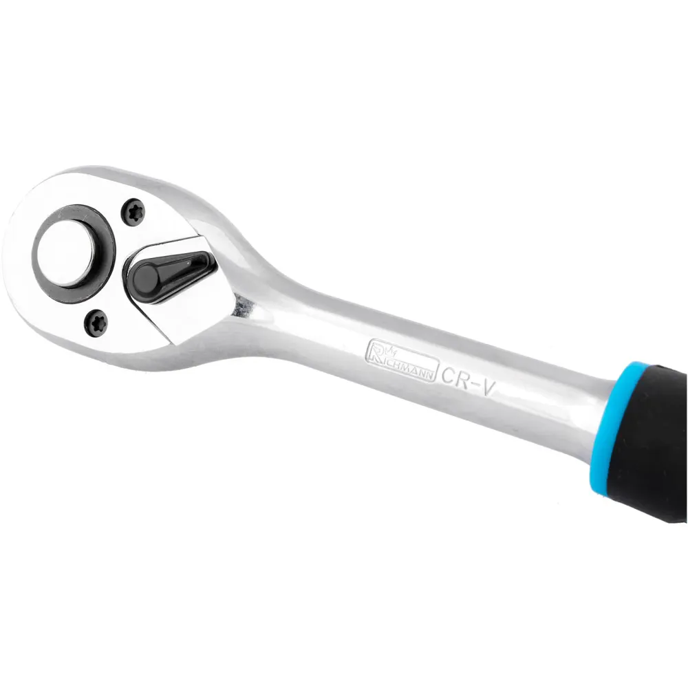 Pokrętło grzechotka prosta 3/8" niebieska 72-zę | C8431