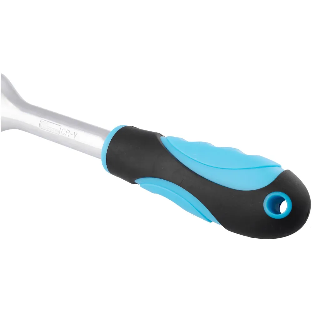 Pokrętło grzechotka prosta 3/8" niebieska 72-zę | C8431