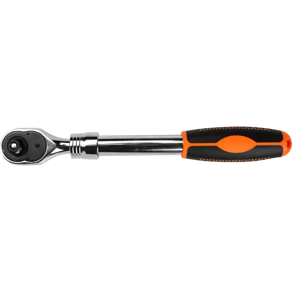 Pokrętło grzechotka teleskopowa 1/2" 72 zę chromowana | C8458