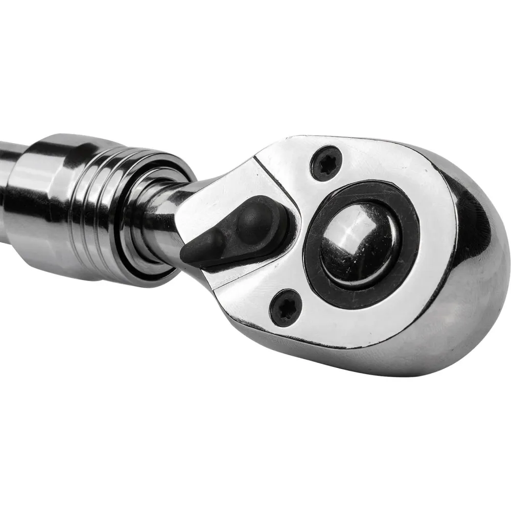 Pokrętło grzechotka teleskopowa 1/2" 72 zę chromowana | C8458