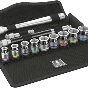 Zestaw kluczy nasadowych z grzechotką 3/8" 8-19mm z funkcją przytrzymywania 8100 SB HF 1 | 05003785001