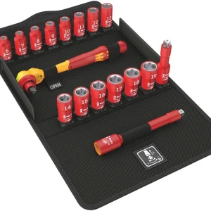 Zestaw kluczy nasadowych izolowanych z grzechotką 3/8" 6-19mm 8100 SB VDE 1 | 05004970001