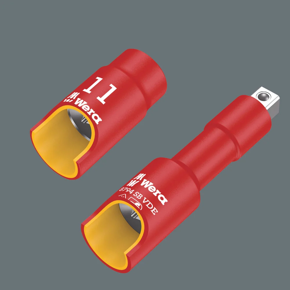 Zestaw kluczy nasadowych izolowanych z grzechotką 3/8" 6-19mm 8100 SB VDE 1 | 05004970001