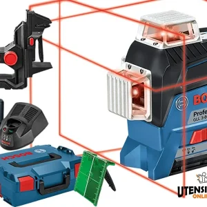 Bosch Professional laser liniowy GLL 3-80 C 3x360° 30m czerwony Bluetooth