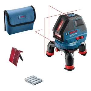 Bosch Professional poziomica laserowa GLL 3-50 laser czerwony 3 linie zasięg 10m