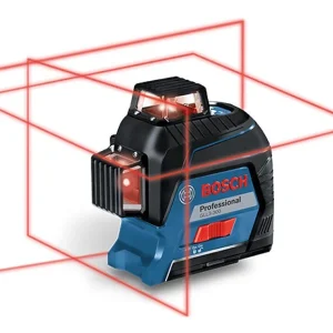 Poziomica laserowa Bosch GLL 3-80 Professional, 3 czerwone linie, 30 m