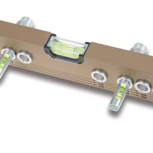 Poziomnica z 3-libelkami do instalacji hydraulicznych | 357F3