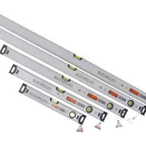 ZESTAW POZIOMIC ALUMINIOWYCH MAGNETYCZNYCH 5SZT. 40CM-120CM