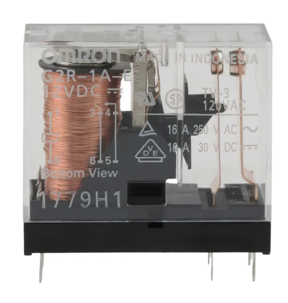 Przekaźnik Omron 12V DC 16A SPST PCB Mount G2R-1A-E DC12