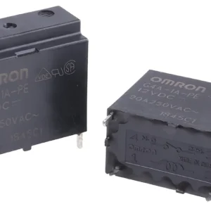 Przekaźnik Omron 12V DC Cewka 20A SPST PCB Montaż G4A-1A-PE DC12