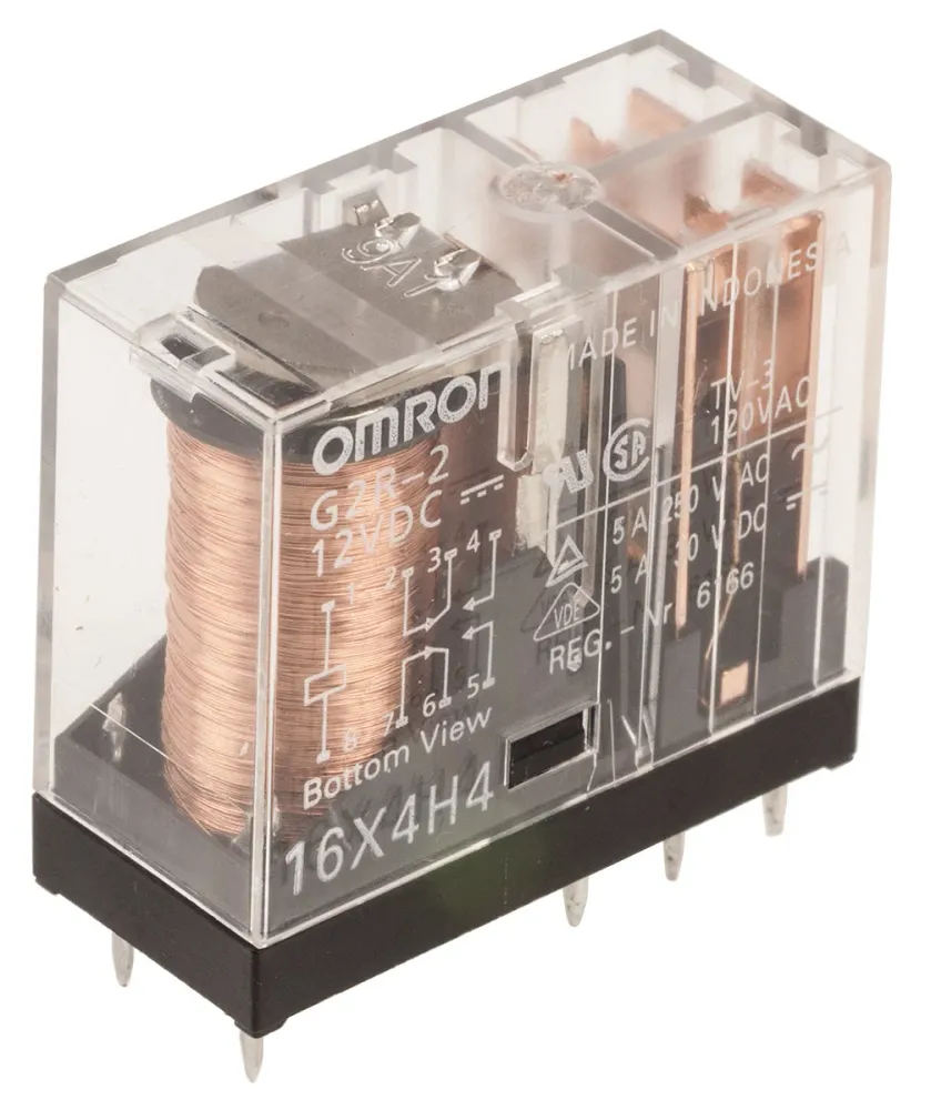 Przekaźnik Omron 12V DC DPDT PCB Mount G2R-2 DC12