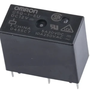 Przekaźnik Omron 12V DC SPDT 10A do montażu na płytce drukowanej G5Q-1-EU DC12 (TY)