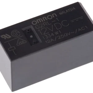Przekaźnik Omron 12V DC SPDT 12A do montażu na płytce drukowanej G2RL-1 DC12