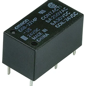Przekaźnik Omron 24V DC DPST 5A do montażu na płytce drukowanej G6B-2214P-US DC24