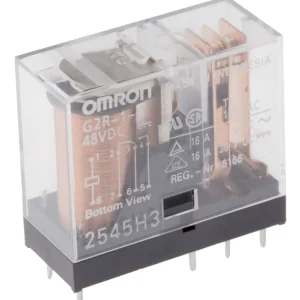 Przekaźnik Omron 48V DC SPDT 16A do montażu na płytce drukowanej G2R-1-E DC48