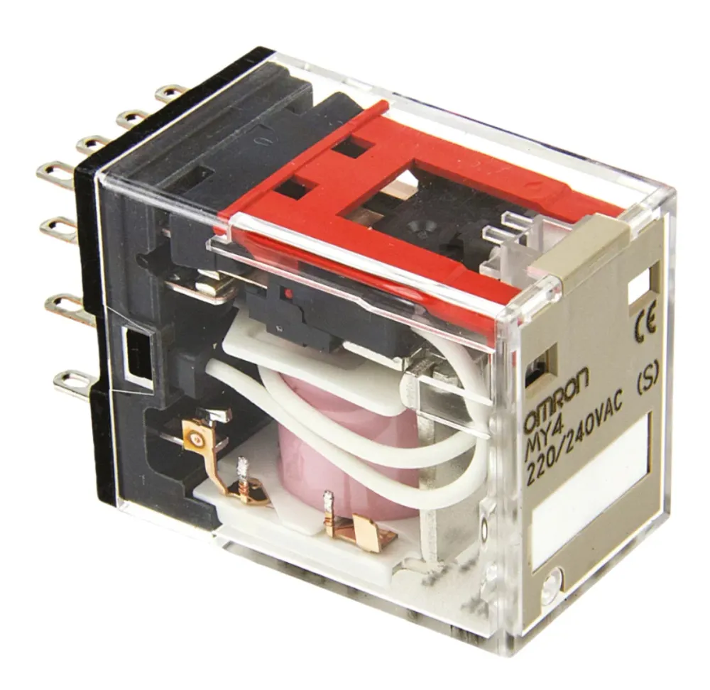 Przekaźnik Omron 4PDT 240 V AC wtykowy 5 MY4 AC220/240(S)