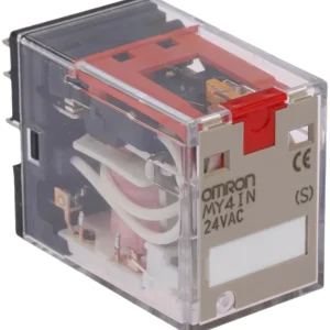 Przekaźnik Omron 24 V AC 4PDT wtykowy 5 MY4IN AC24(S)